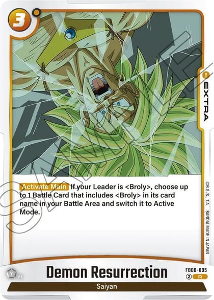 Demon Resurrection, Saiyan's Pride FB08-095