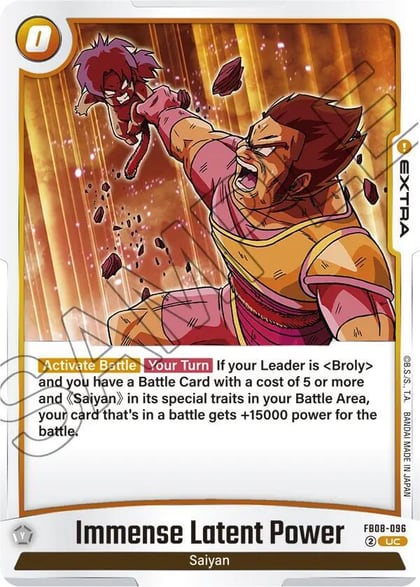 Immense Latent Power, Saiyan's Pride FB08-096