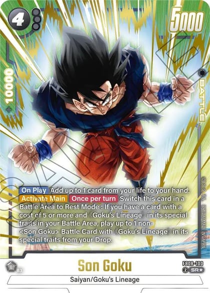 Son Goku - FB08-100 (Alternate Art), Saiyan's Pride FB08-100