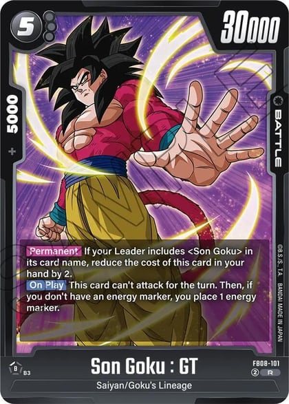 Son Goku : GT, Saiyan's Pride FB08-101