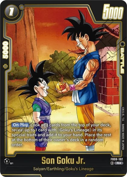 Son Goku Jr. - FB08-102 (Alternate Art), Saiyan's Pride FB08-102