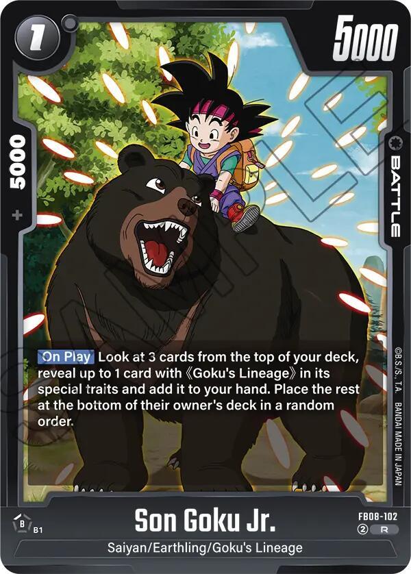 Son Goku Jr. - FB08-102, Saiyan's Pride FB08-102
