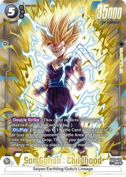 Son Gohan : Childhood - FB08-106 (Alternate Art), Saiyan's Pride FB08-106