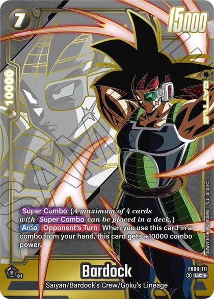 Bardock - FB08-111 (Alternate Art), Saiyan's Pride FB08-111