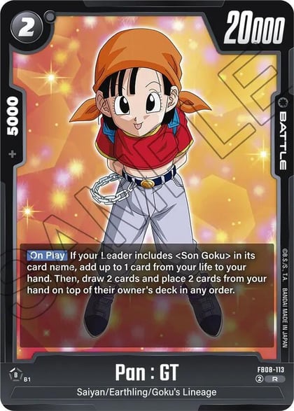 Pan : GT - FB08-113, Saiyan's Pride FB08-113