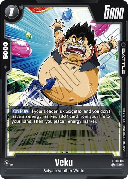 Veku, Saiyan's Pride FB08-116