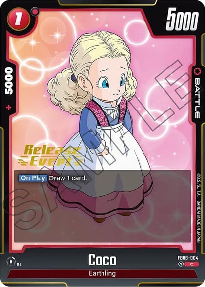 Coco, Saiyan's Pride Release Event Cards FB08-004