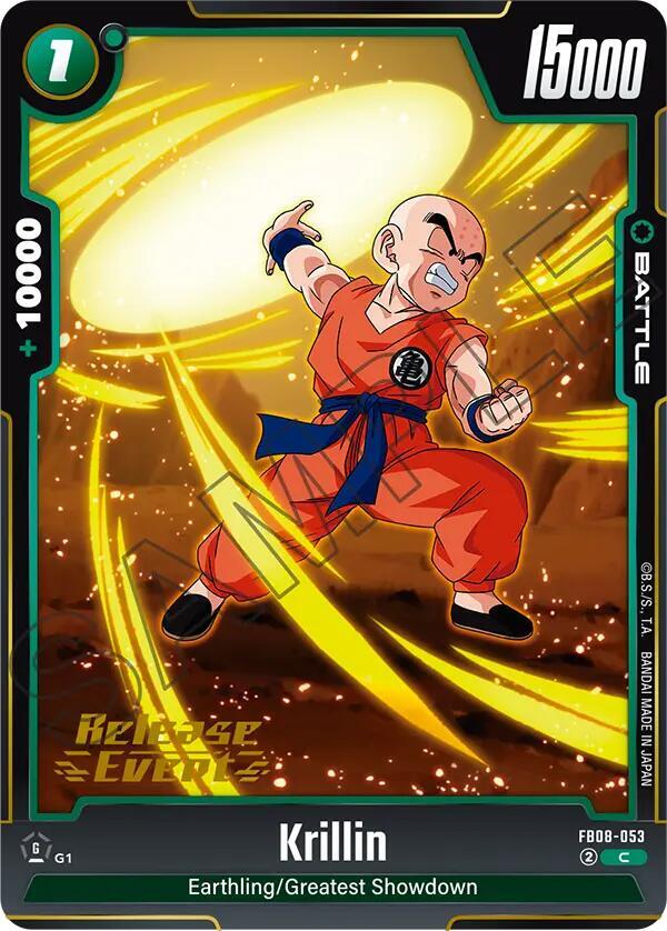 Krillin - FB08-053, Saiyan's Pride Release Event Cards FB08-053