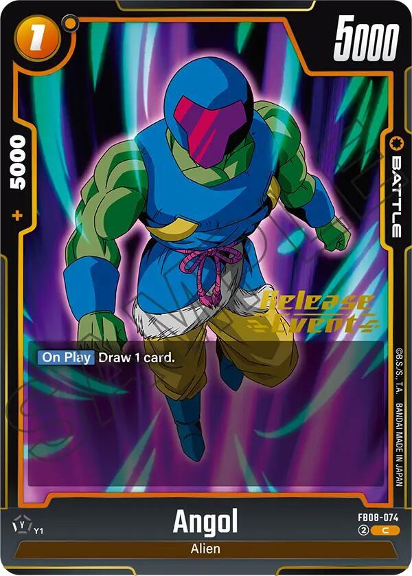 Angol, Saiyan's Pride Release Event Cards FB08-074