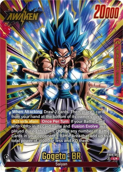 Gogeta : BR - FB09-001 (Alternate Art), Dual Evolution FB09-001