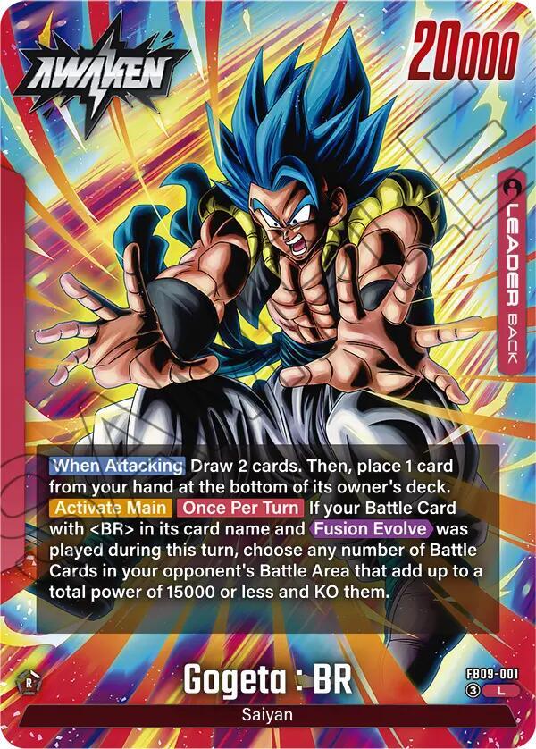 Gogeta : BR - FB09-001, Dual Evolution FB09-001