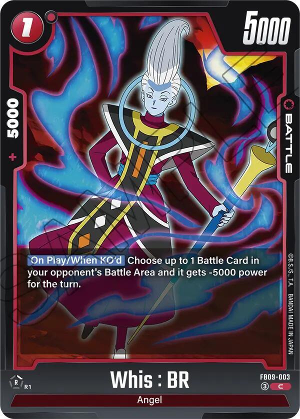 Whis : BR, Dual Evolution FB09-003