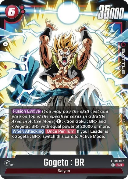 Gogeta : BR - FB09-007, Dual Evolution FB09-007