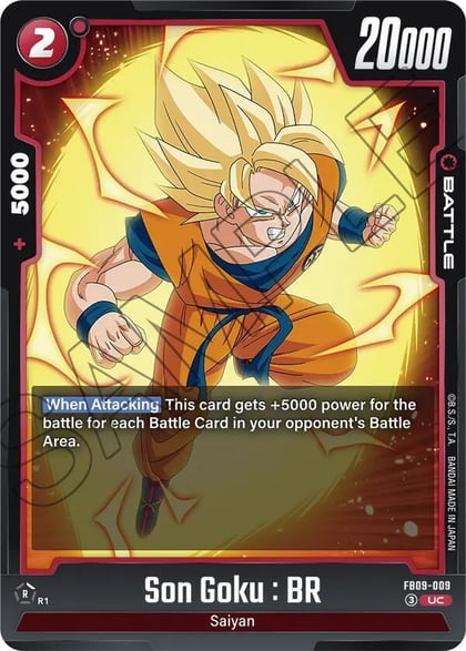 Son Goku : BR - FB09-009, Dual Evolution FB09-009