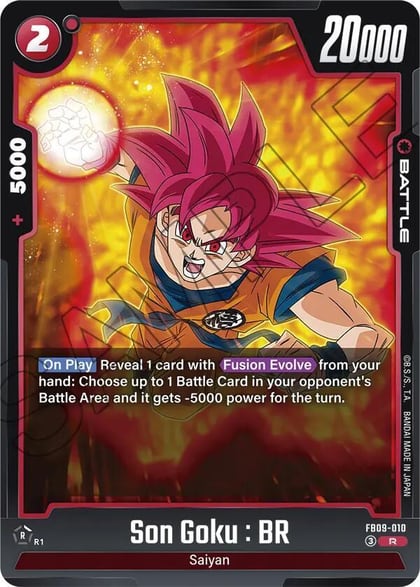 Son Goku : BR - FB09-010, Dual Evolution FB09-010