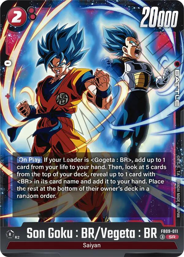 Son Goku : BR/Vegeta : BR, Dual Evolution FB09-011