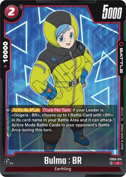 Bulma : BR, Dual Evolution FB09-014