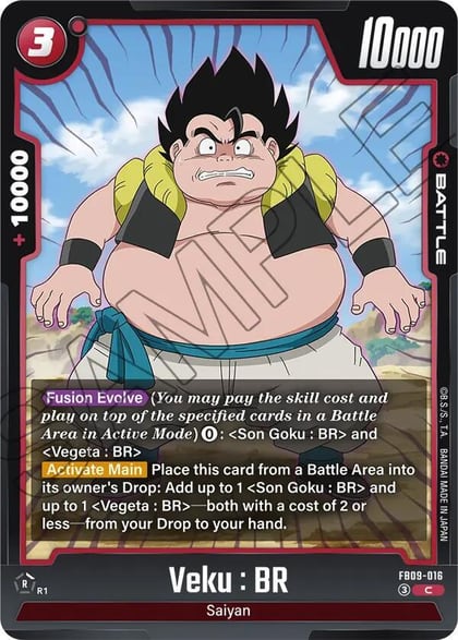 Veku : BR - FB09-016, Dual Evolution FB09-016