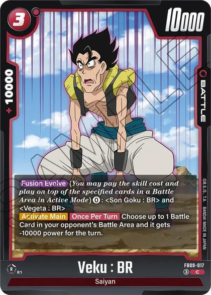 Veku : BR - FB09-017, Dual Evolution FB09-017