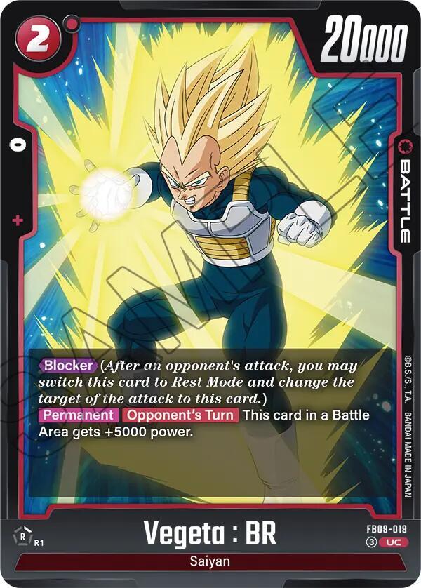 Vegeta : BR - FB09-019, Dual Evolution FB09-019