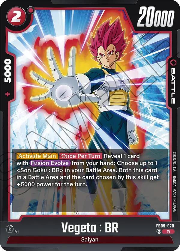 Vegeta : BR - FB09-020, Dual Evolution FB09-020