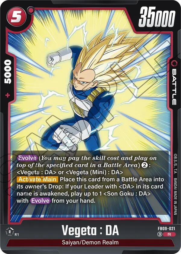 Vegeta : DA, Dual Evolution FB09-021