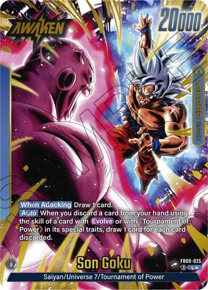 Son Goku - FB09-025 (Alternate Art), Dual Evolution FB09-025
