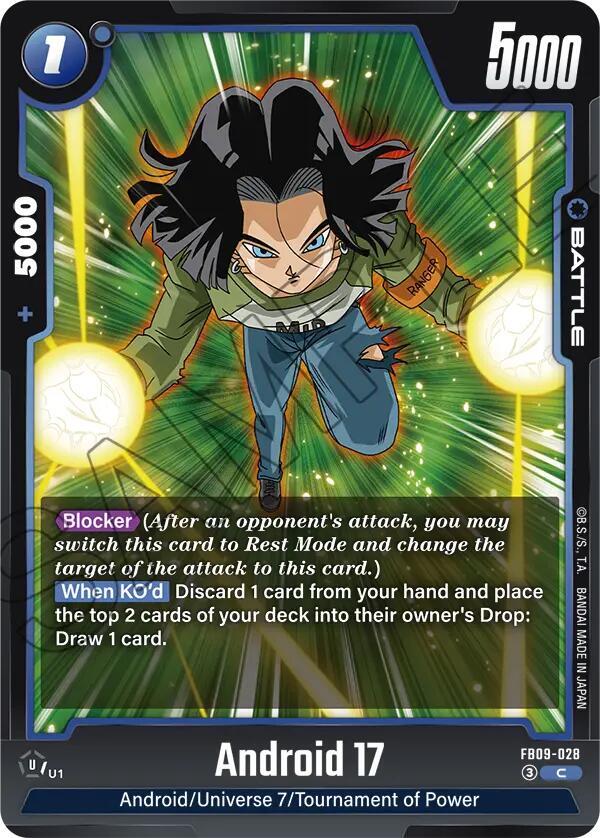 Android 17 - FB09-028, Dual Evolution FB09-028