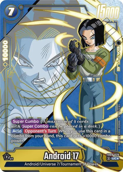 Android 17 - FB09-029 (Alternate Art), Dual Evolution FB09-029