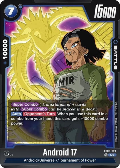 Android 17 - FB09-029, Dual Evolution FB09-029