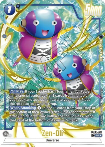 Zen-Oh - FB09-031 (Alternate Art), Dual Evolution FB09-031