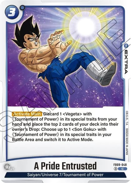 A Pride Entrusted, Dual Evolution FB09-048