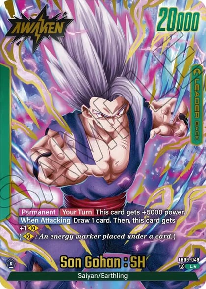 Son Gohan : SH - FB09-049 (Alternate Art), Dual Evolution FB09-049