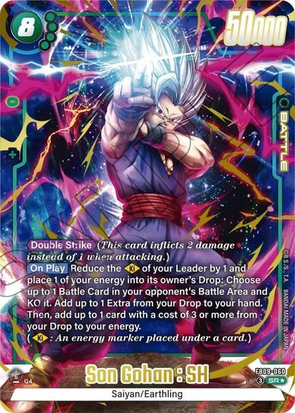 Son Gohan : SH - FB09-060 (Alternate Art), Dual Evolution FB09-060