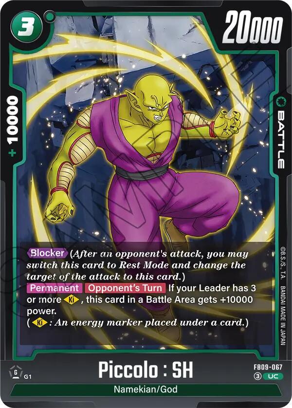Piccolo : SH - FB09-067, Dual Evolution FB09-067