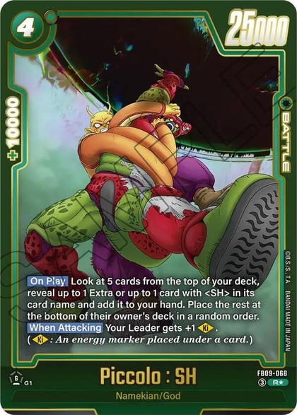 Piccolo : SH - FB09-068 (Alternate Art), Dual Evolution FB09-068