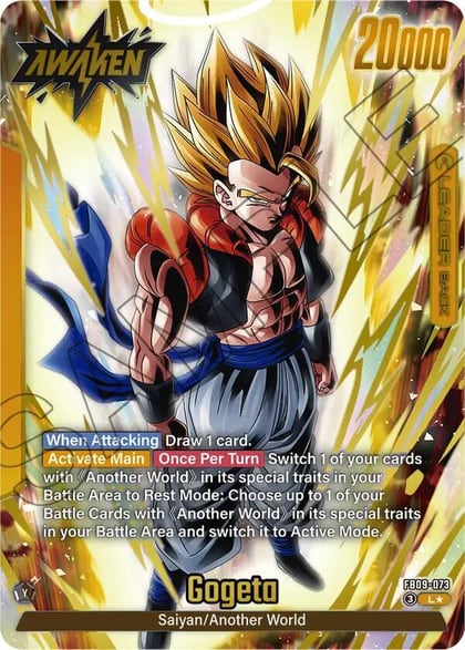 Son Goku/Vegeta // Gogeta (Alternate Art), Dual Evolution FB09-073
