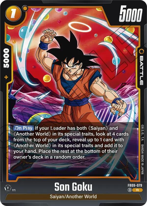 Son Goku - FB09-079, Dual Evolution FB09-079