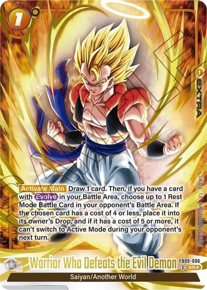 Warrior Who Defeats the Evil Demon (Alternate Art), Dual Evolution FB09-096