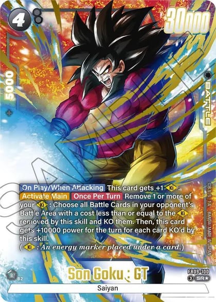 Son Goku : GT - FB09-100 (Alternate Art), Dual Evolution FB09-100