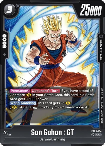 Son Gohan : GT - FB09-104, Dual Evolution FB09-104