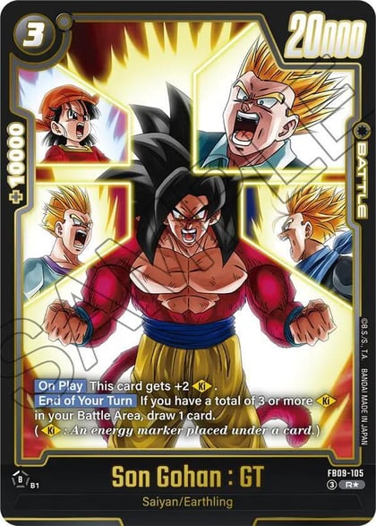 Son Gohan : GT - FB09-105 (Alternate Art), Dual Evolution FB09-105