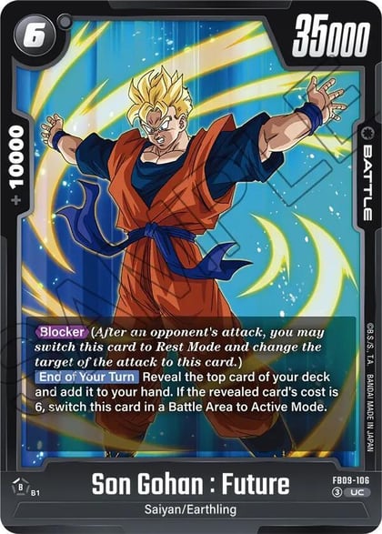 Son Gohan : Future, Dual Evolution FB09-106