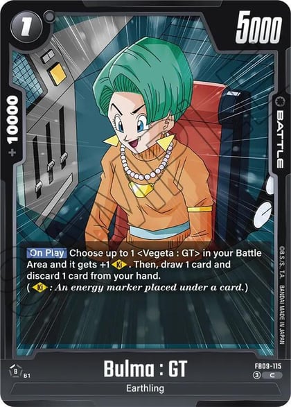 Bulma : GT, Dual Evolution FB09-115