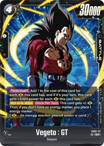 Vegeta : GT - FB09-117, Dual Evolution FB09-117
