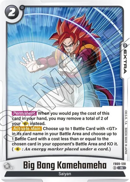 Big Bang Kamehameha, Dual Evolution FB09-120