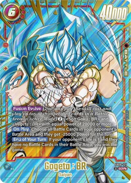 Gogeta : BR - FB09-121 (Super Alternate Art), Dual Evolution FB09-121