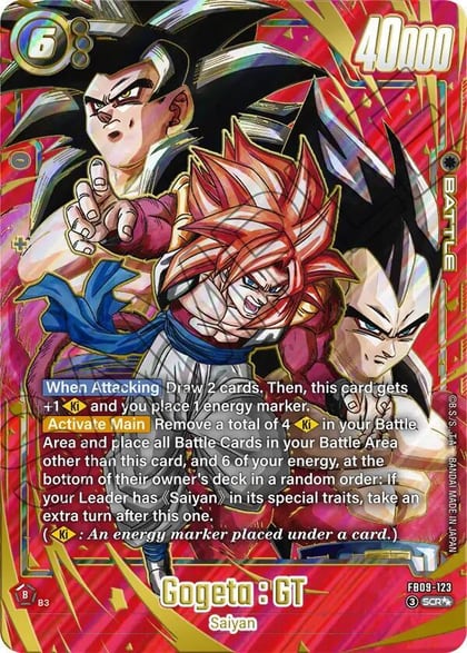Gogeta : GT - FB09-123 (Super Alternate Art), Dual Evolution FB09-123