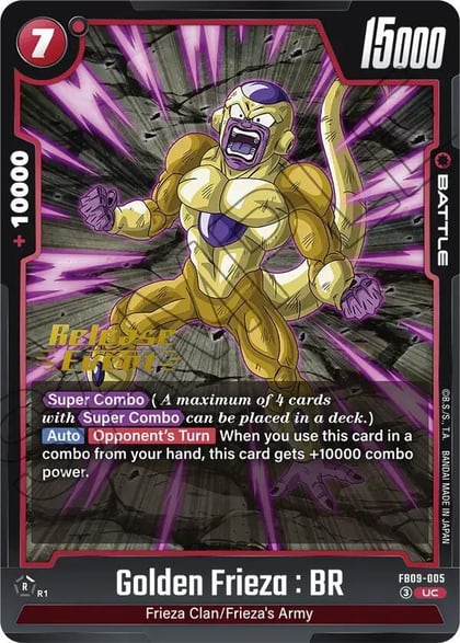 Golden Frieza : BR, Dual Evolution Release Event Cards FB09-005