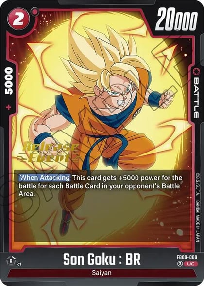 Son Goku : BR - FB09-009, Dual Evolution Release Event Cards FB09-009